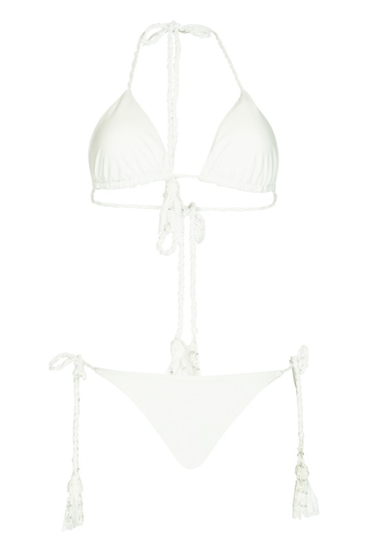 Marybloom Designer Padded Bikini In Weiss