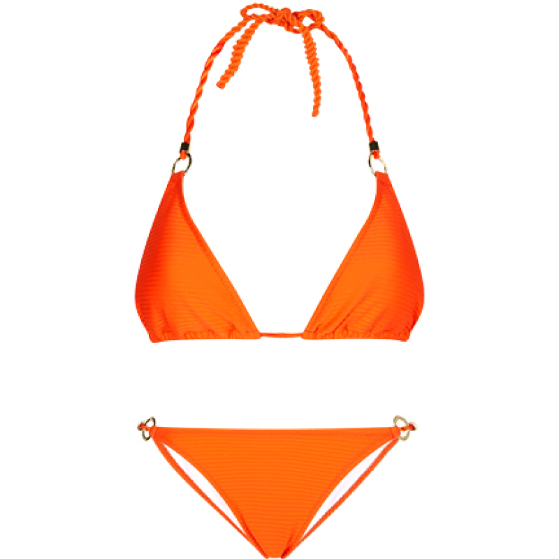 Zanzibar Padded Triangel Bikini Orange