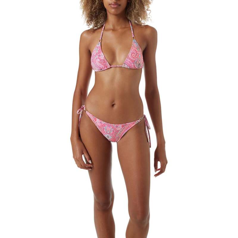 Cancun Padded Triangel Bikini Paisley Blush 