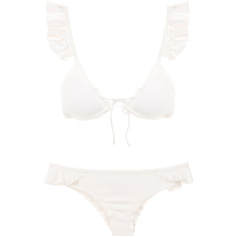 Laven Padded Triangel Bikini Off-White Padded Triangel Bikini Off-White