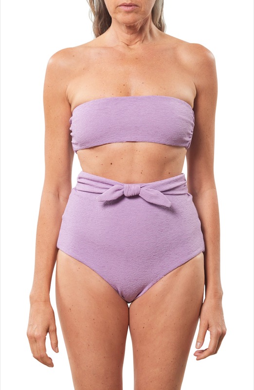 Abigail Bandeau Bikini Lavender