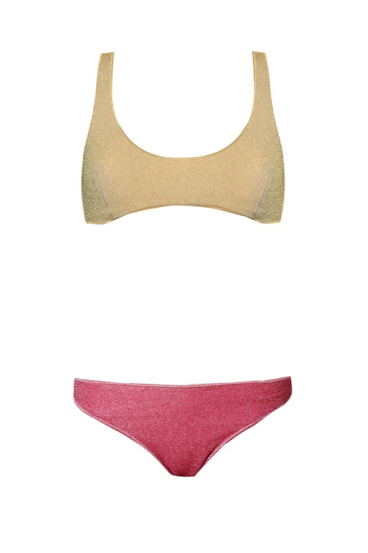 Sporty Lumiére Bikini pink/gold
