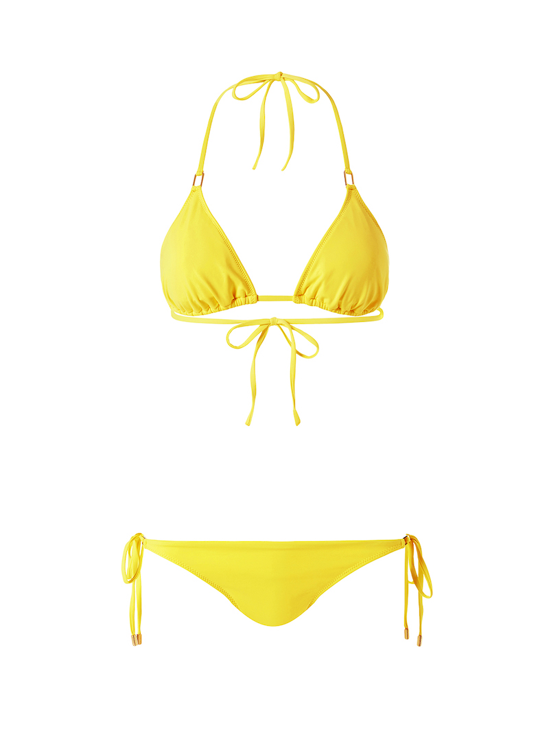 Cancun Padded Triangel Bikini Lemon