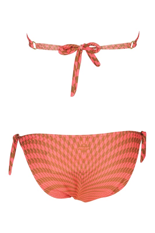 Bügel Bikini mit geometrichem Muster