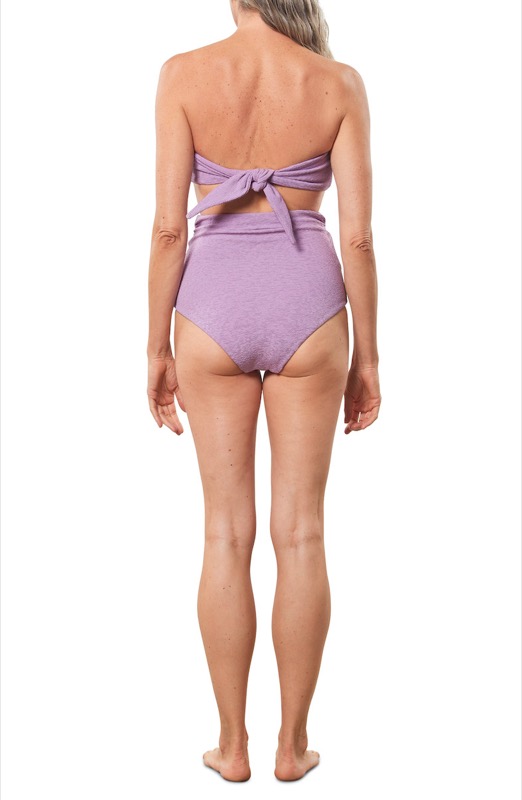 Abigail Bandeau Bikini Lavender