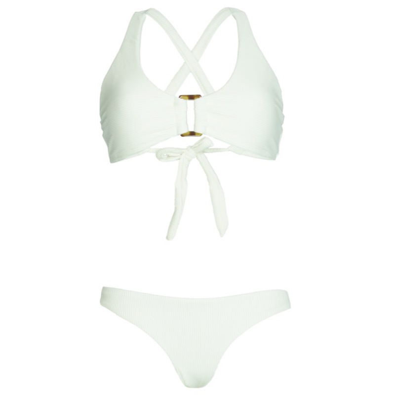 White Pearl Padded Triangel Bikini