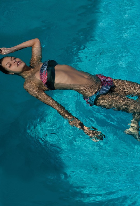Elysium Padded Bandeau Bikini mit Rüschen