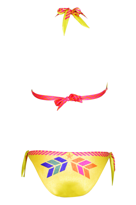 Triangle Bikini Navajo in gelb C/D Cup