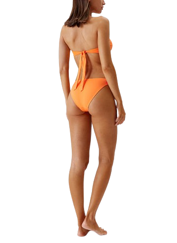 Stockholm Padded Bandeau Bikini Orange