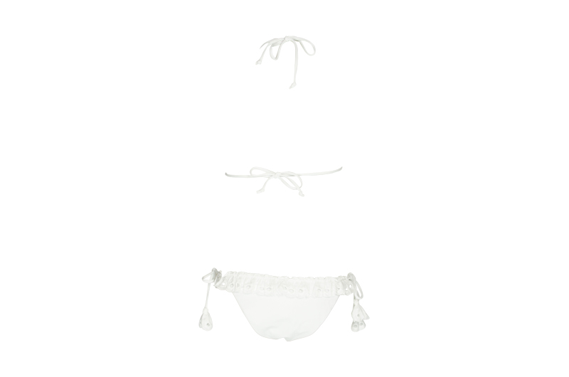 San Gallo Padded Triangel Bikini Weiß