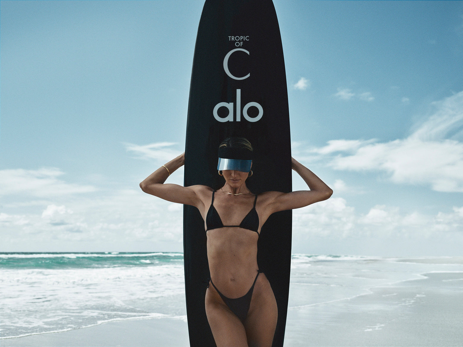 Equator & Praia Black Terra Triangel Bikini