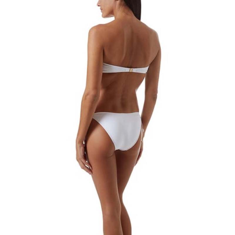 Florence Padded Bandeau Bikini White