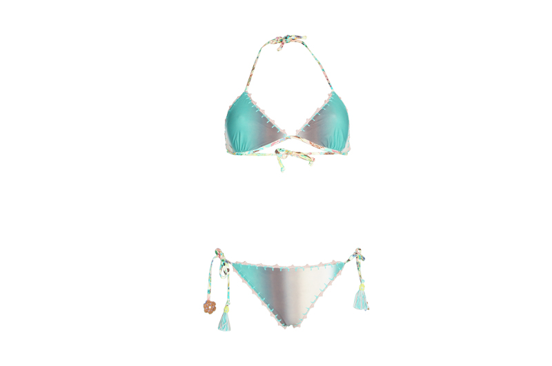 Melissa Wendbarer Triangel Bikini Tropic