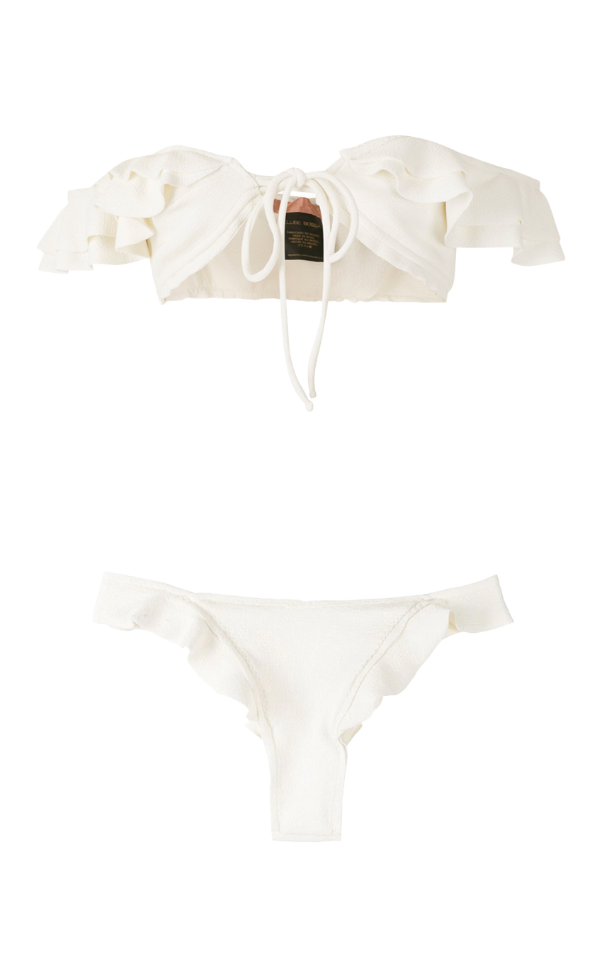 Hopi Padded Bandeau Bikini Off-White