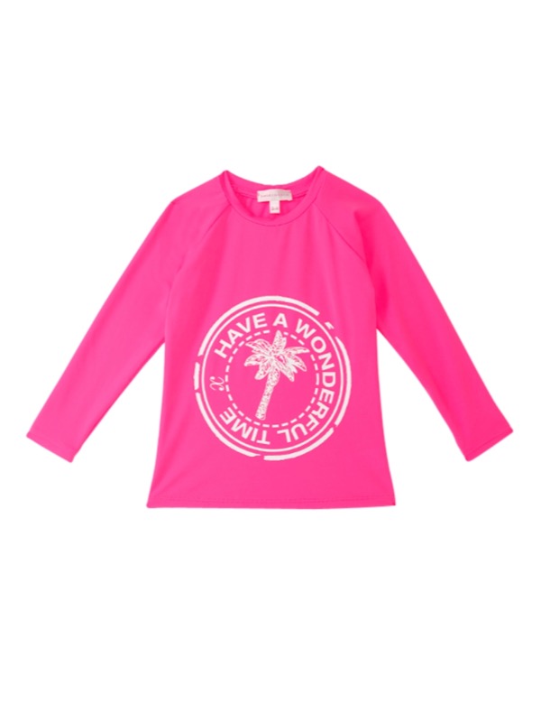 Girls Clara Swim Shirt Pink