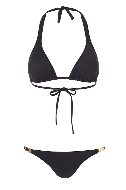 Athens Padded Triangel Bikini schwarz