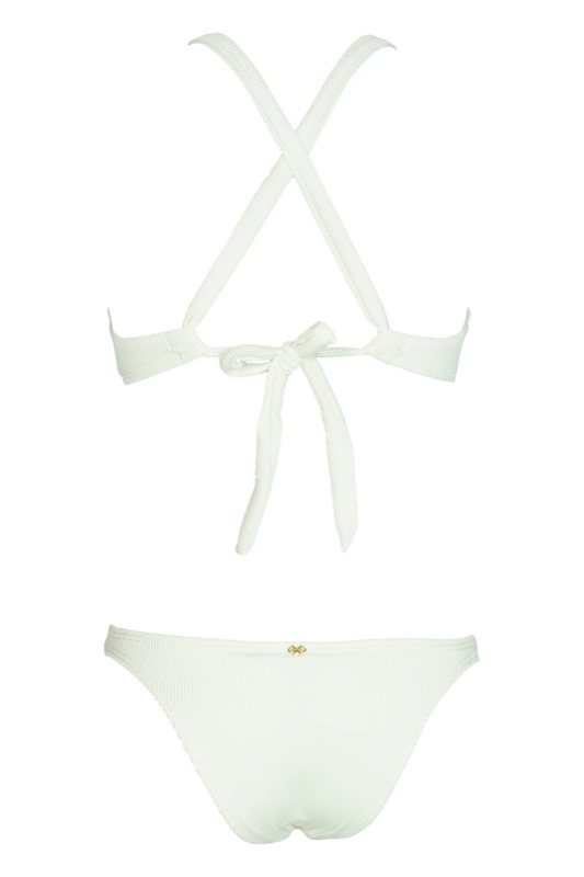 White Pearl Padded Triangel Bikini